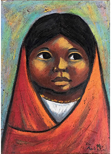 Octavalo Indian Child by Arturo Nieto